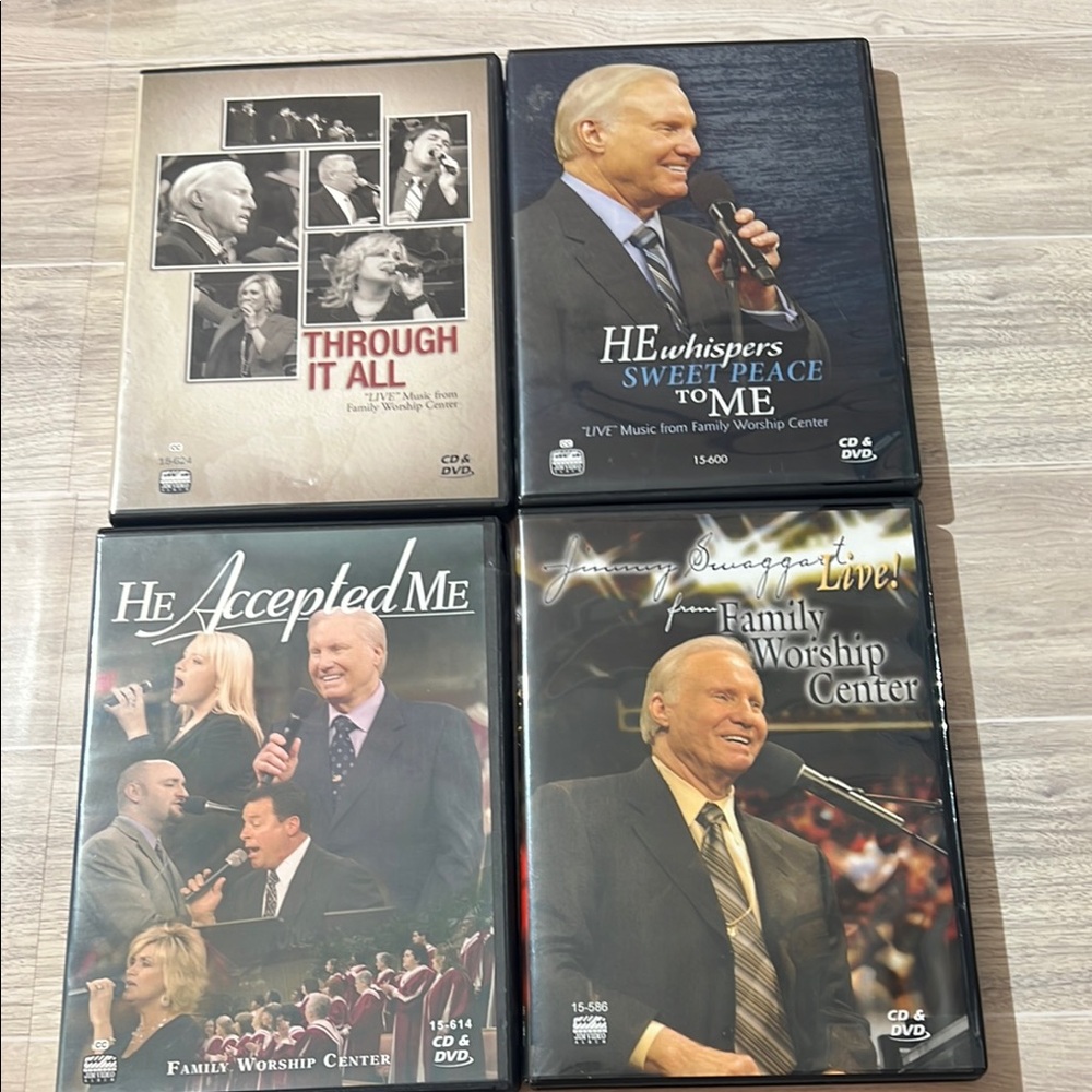 Family Worship Center Jimmy Swaggart Religious set of 4